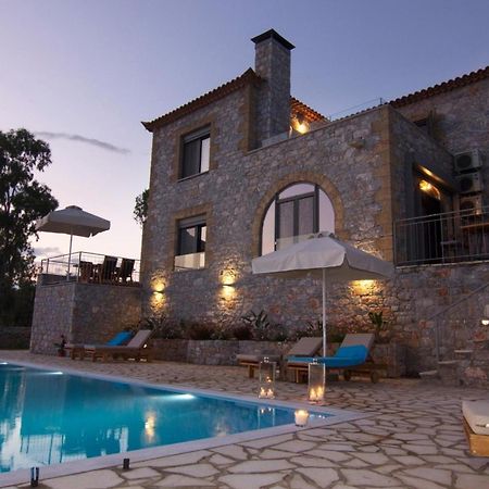 Elsa Villa By Elrin Villas Mani Neokhorion  Luaran gambar